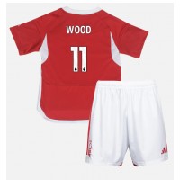 Nottingham Forest Chris Wood #11 Hjemme Trøje Børn 2023-24 Kortærmet (+ Korte bukser)